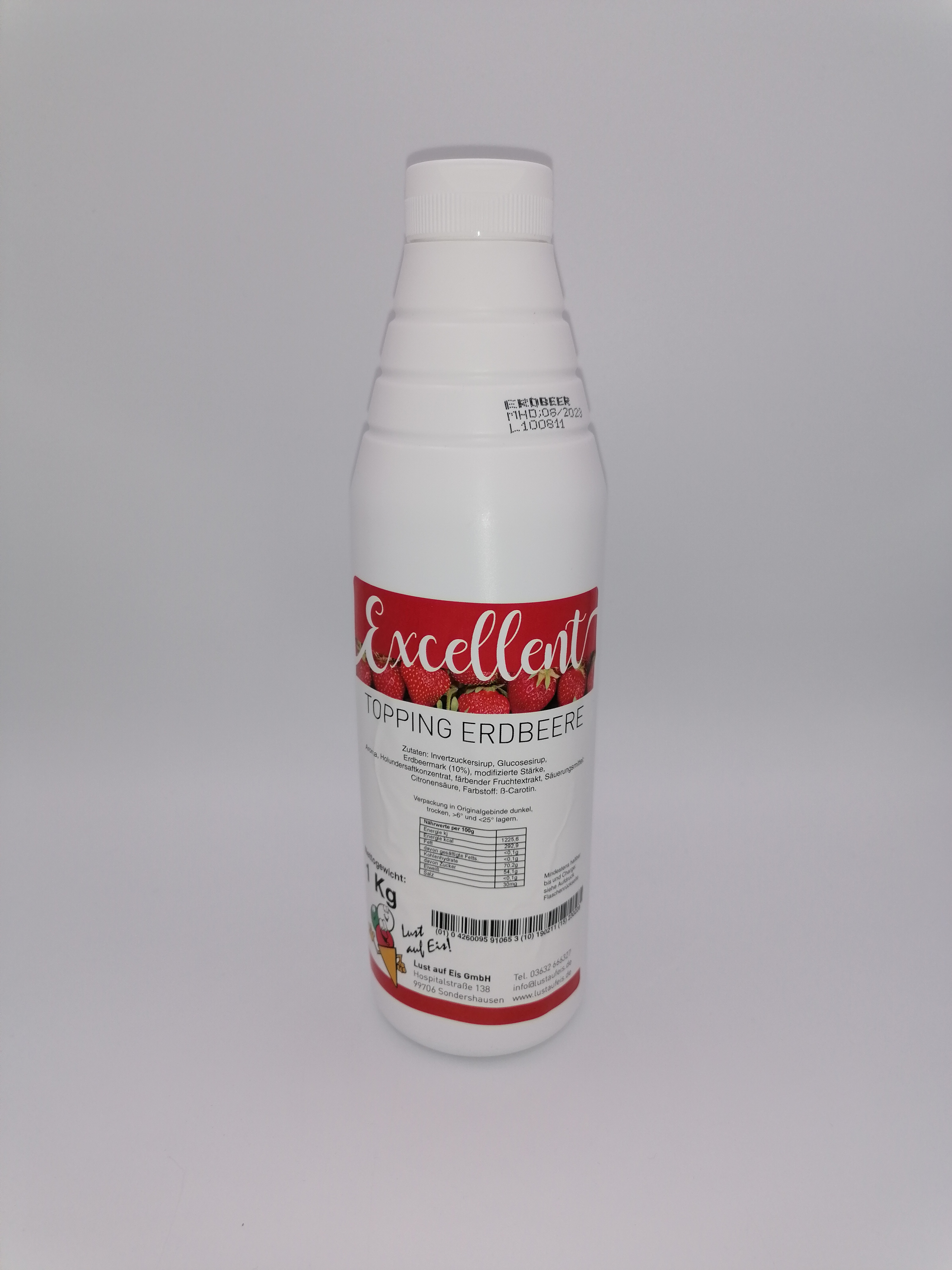 LaE Excellent Topping Erdbeer 1kg