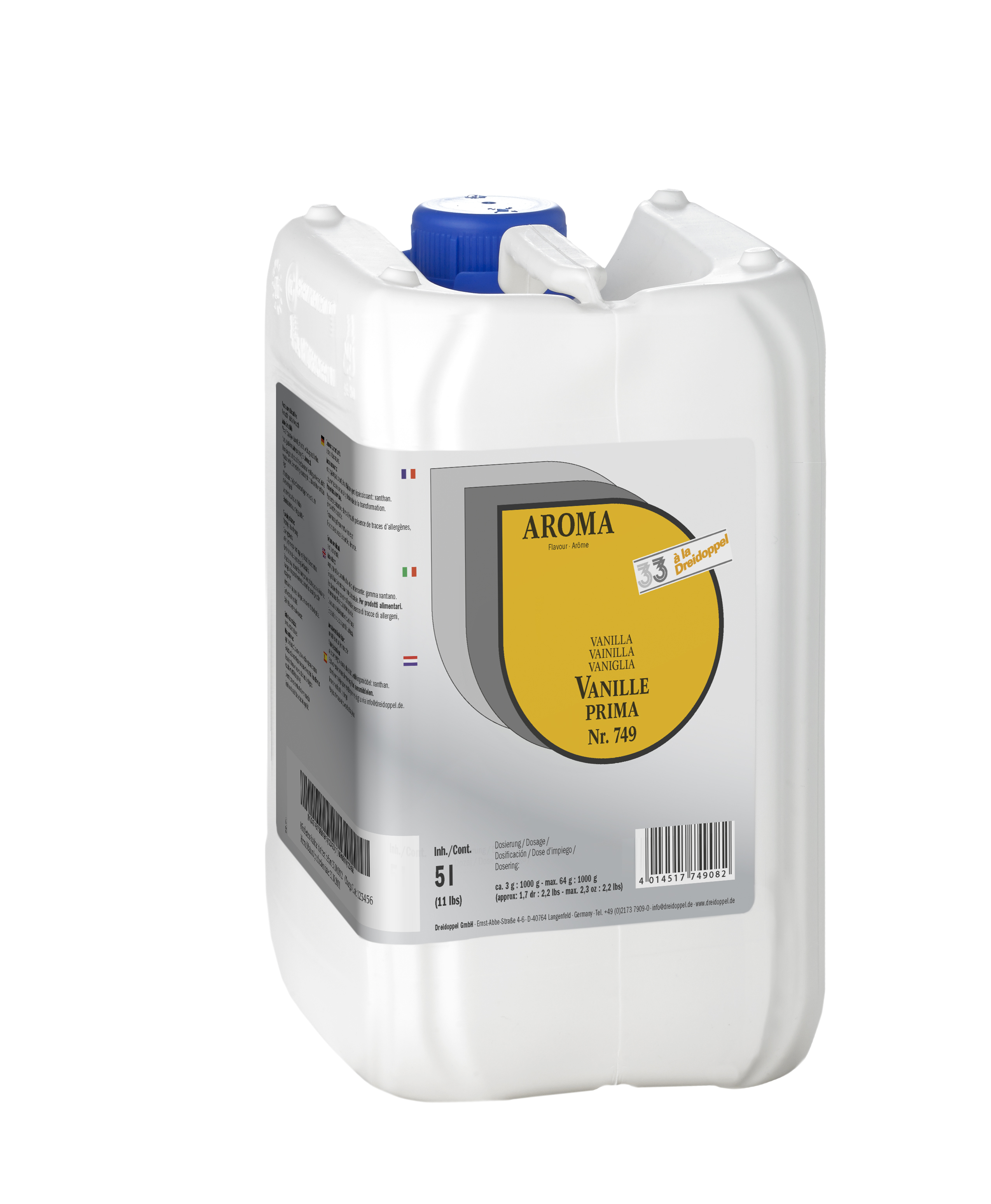 Dreidoppel Aroma Vanille Prima 749 5L