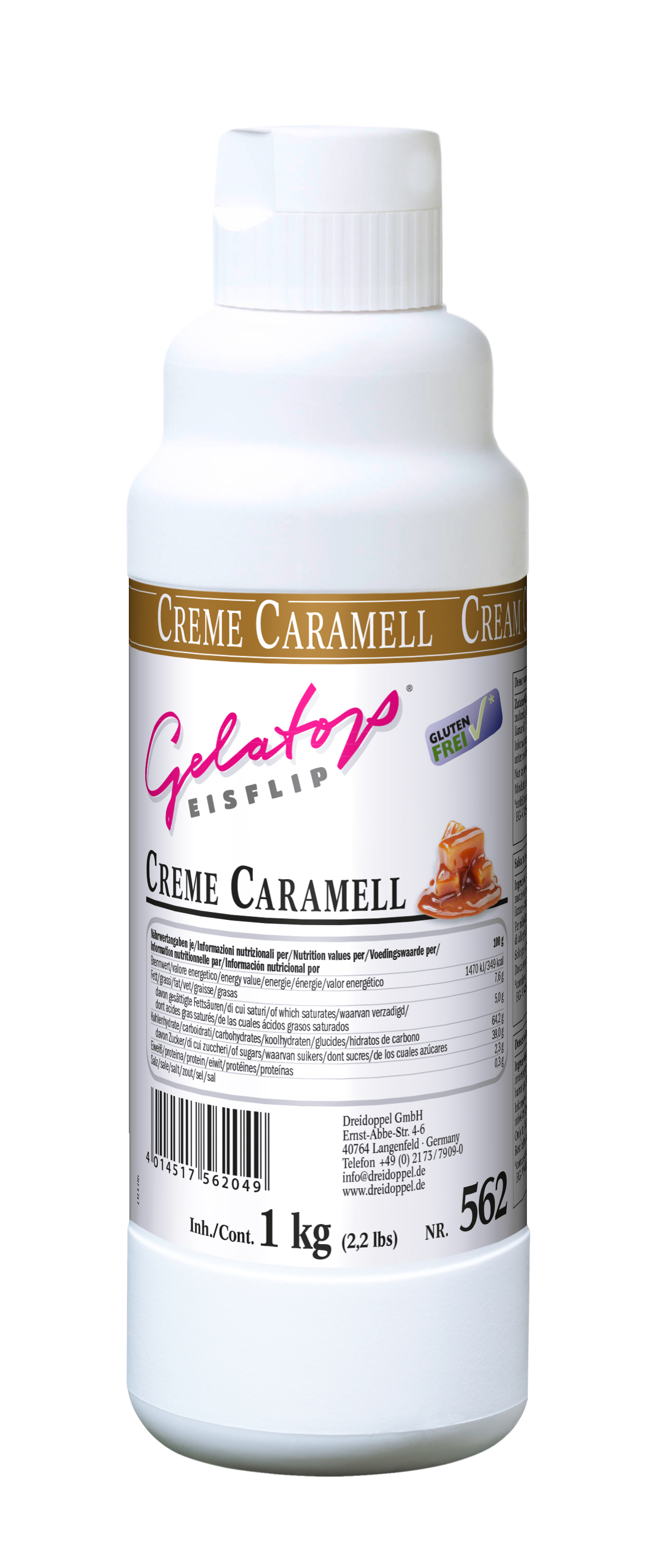 Dreidoppel Topping Creme Caramell 1kg