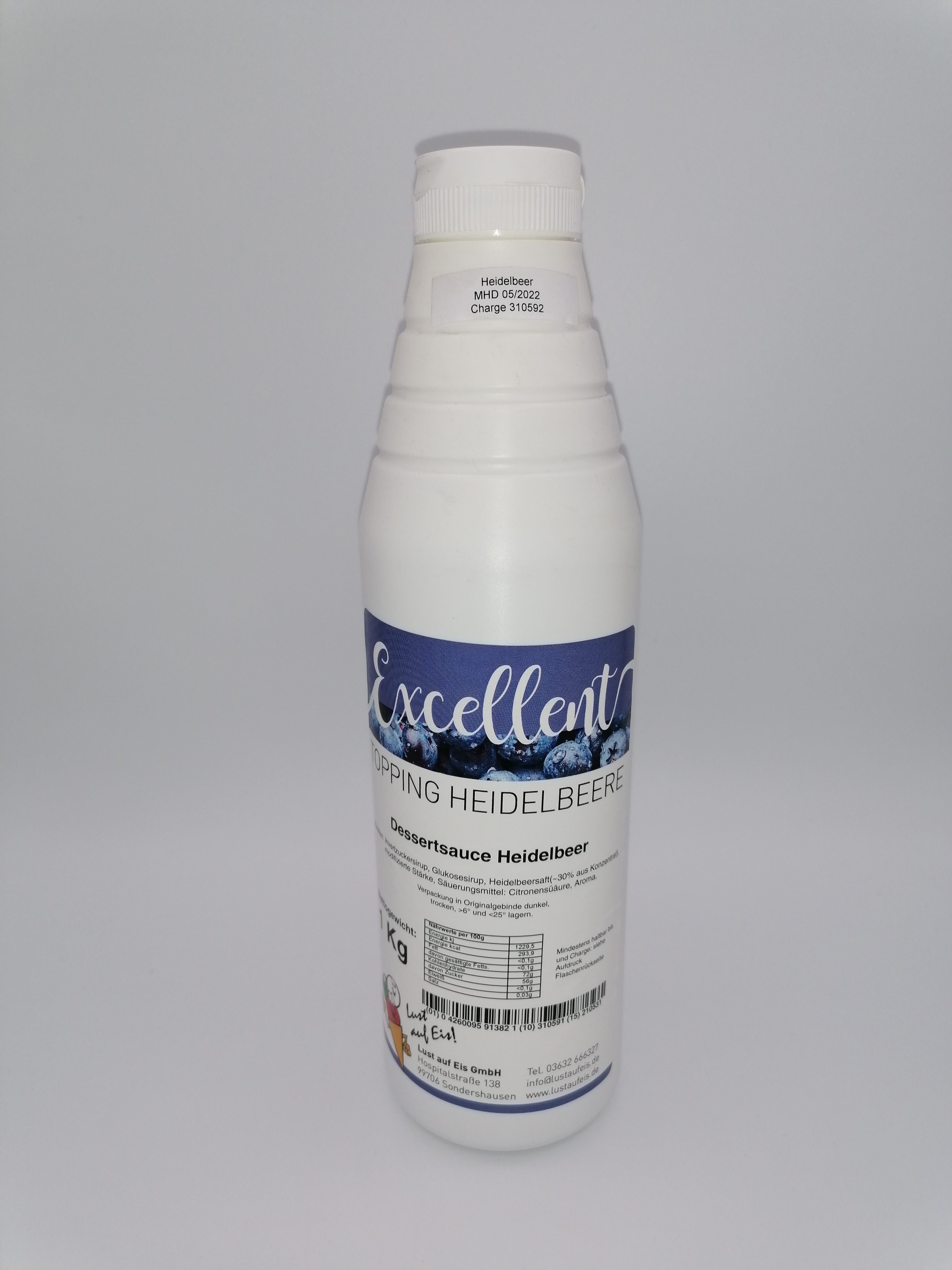 LaE Excellent Topping Heidelbeer 1kg