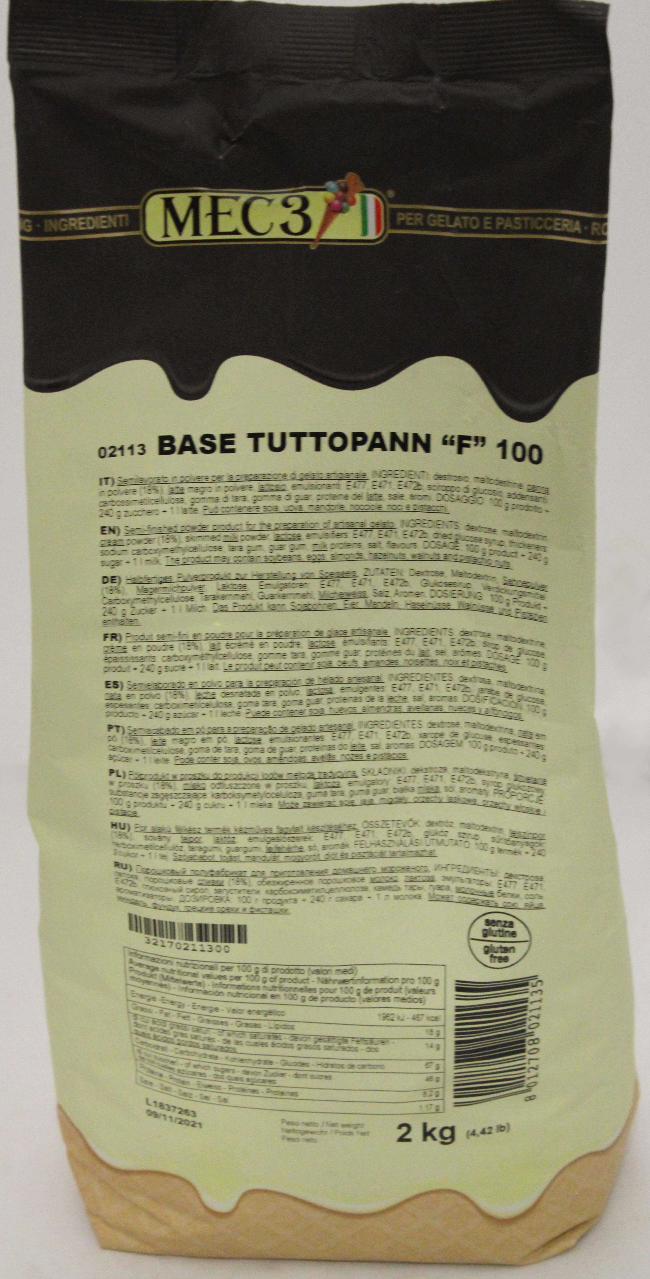 MEC3 Eisbase Tuttopanna "F" 100 8x2kg