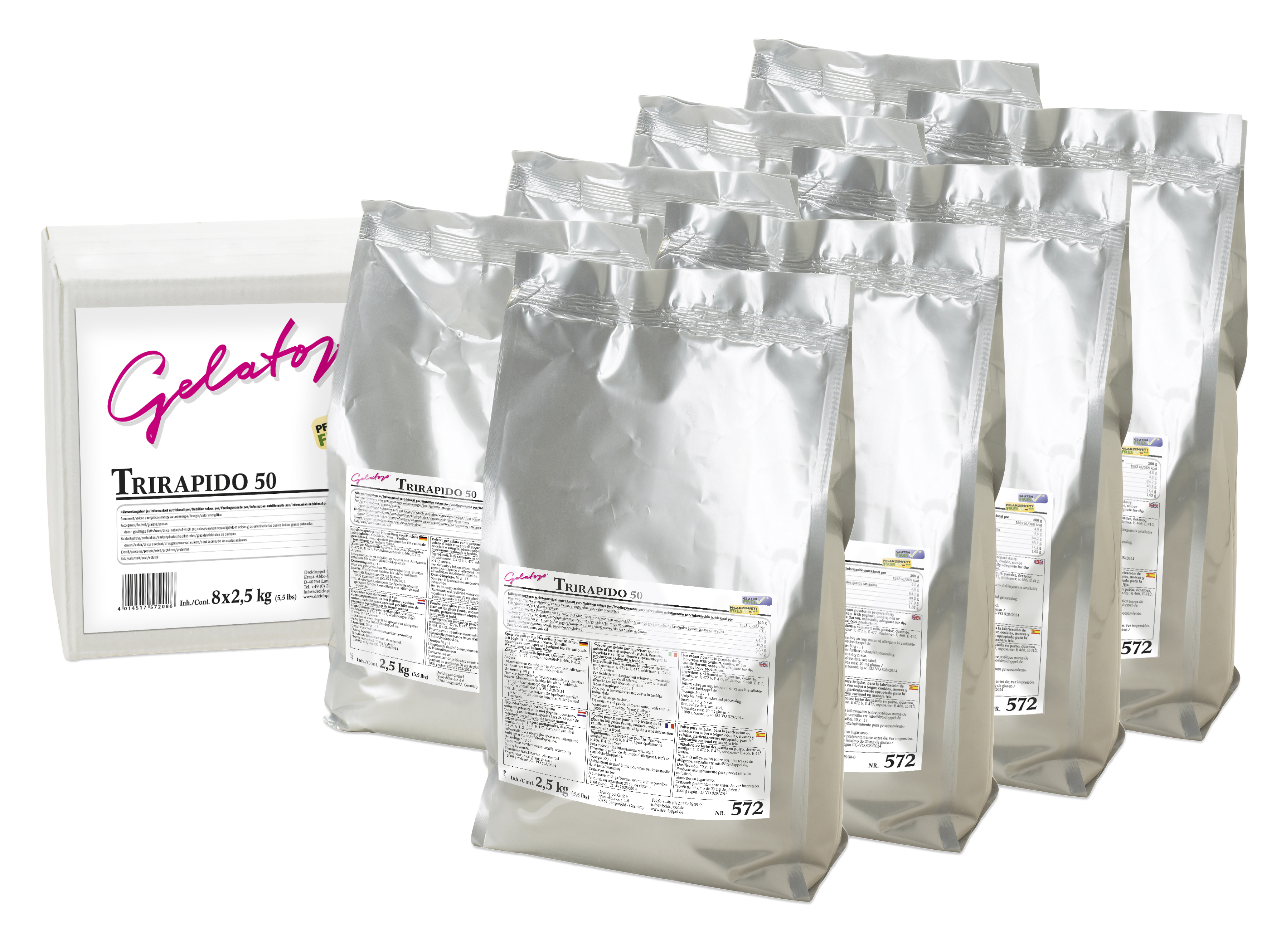 Dreidoppel Eisbase Trirapido 50 2x2,5kg