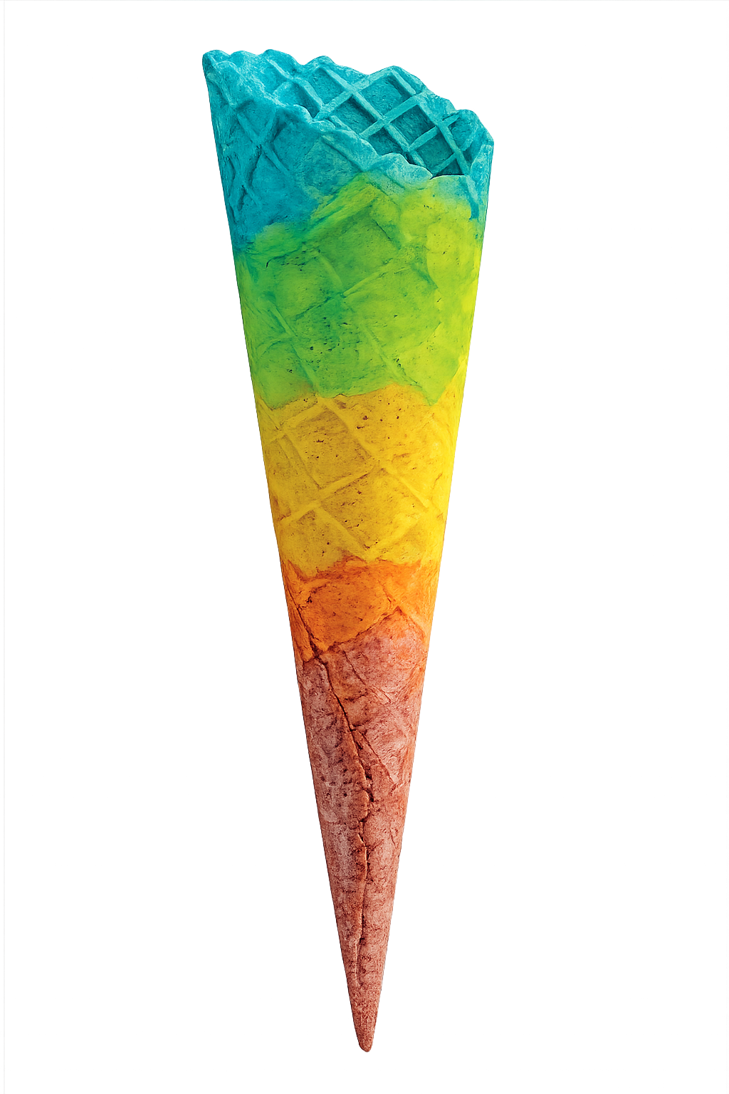 LaE Excellent Waffelhörnchen Regenbogen "Sizilia"