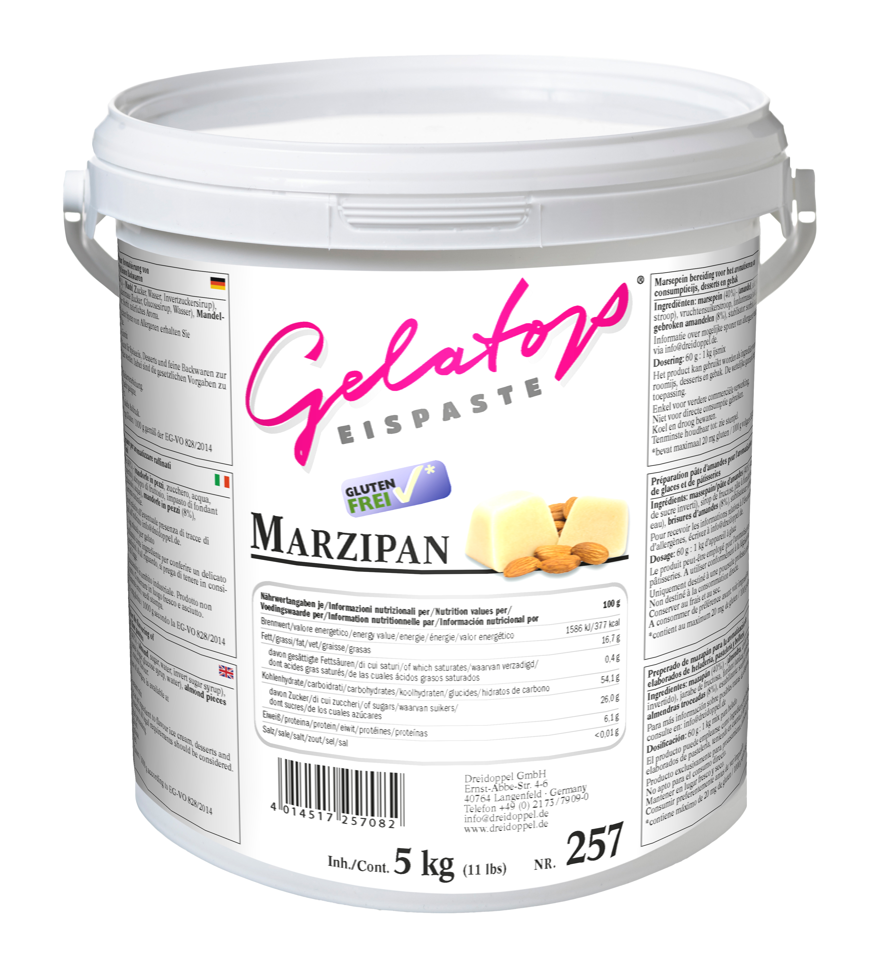 Dreidoppel Paste Marzipan 5kg