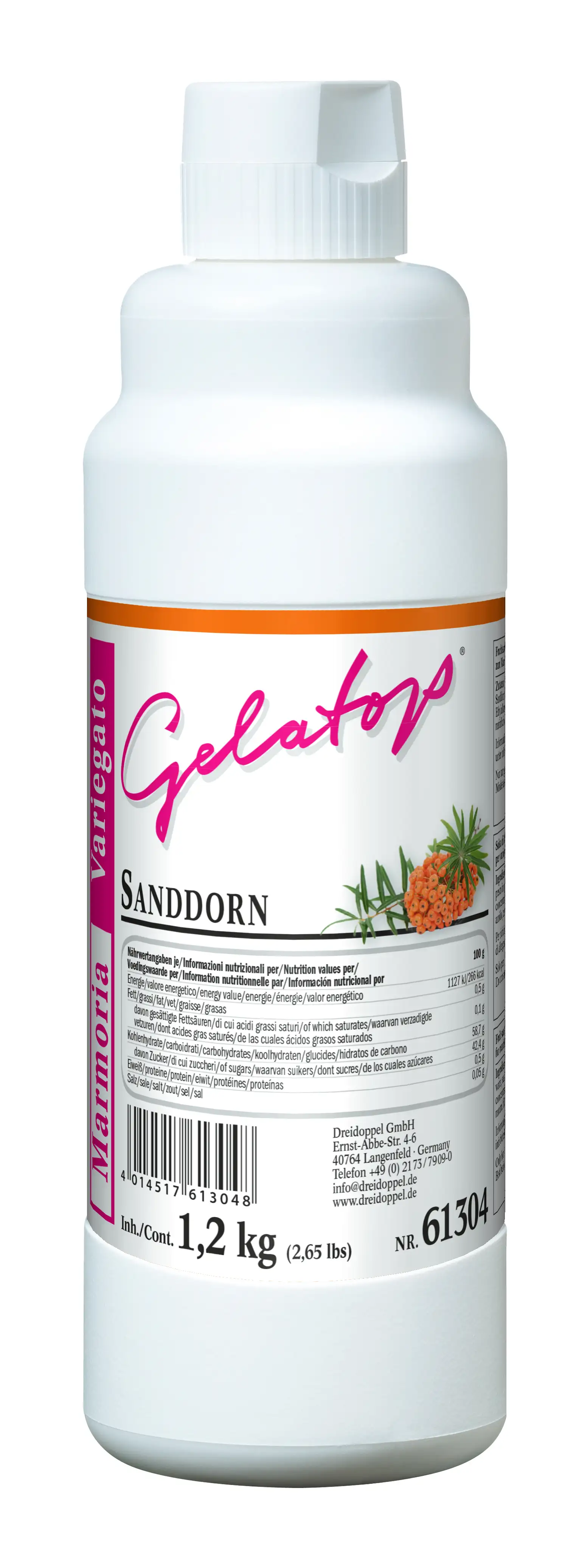 Dreidoppel Marmoria Sanddorn 1,2kg