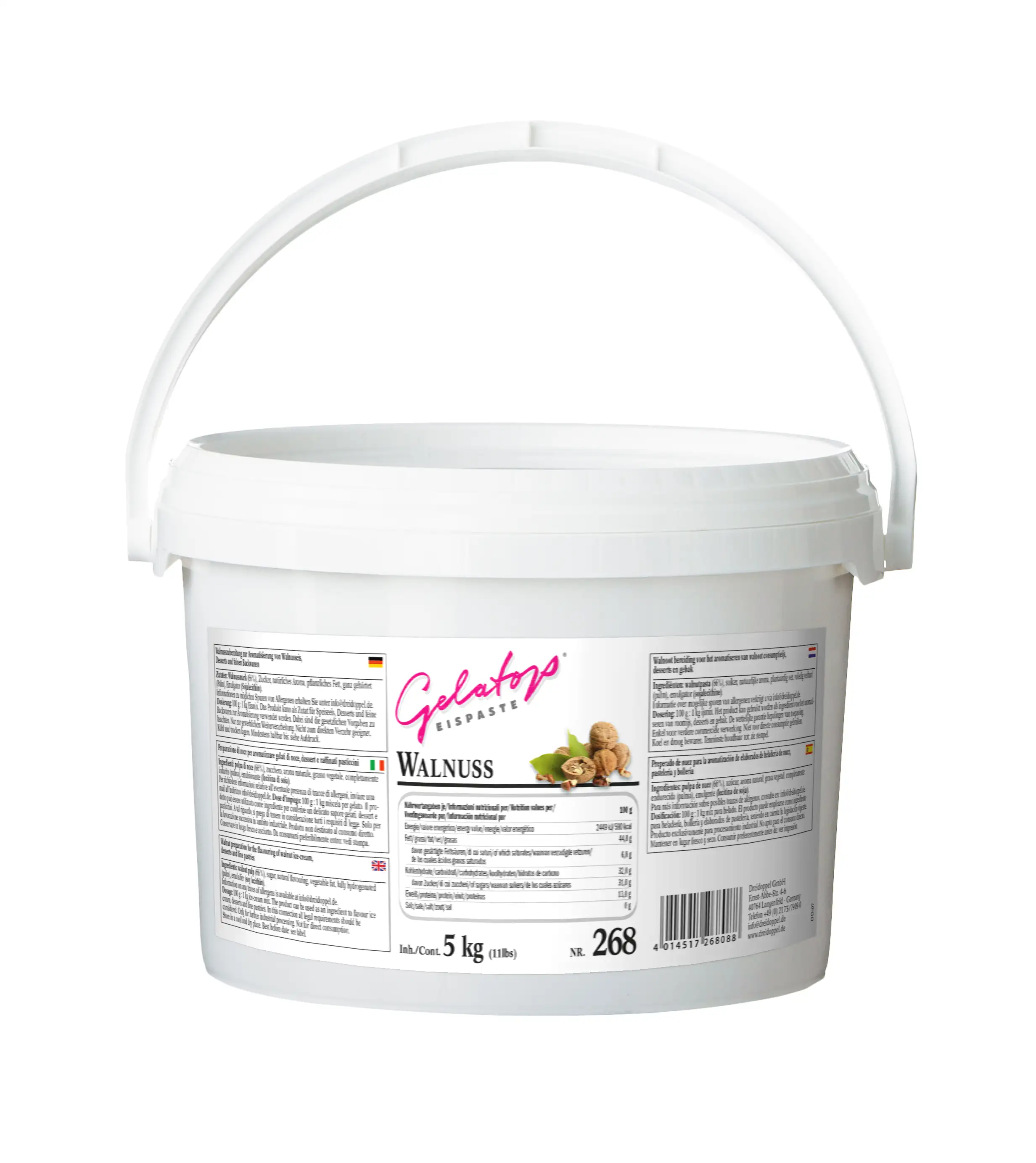 Dreidoppel Paste Walnuss 5 kg 