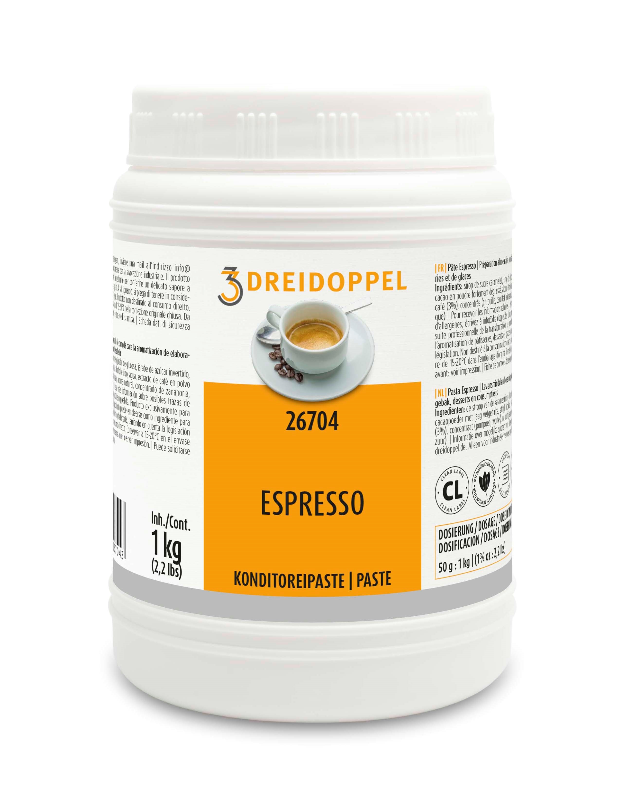 Dreidoppel Konditoreipaste Espresso 1kg