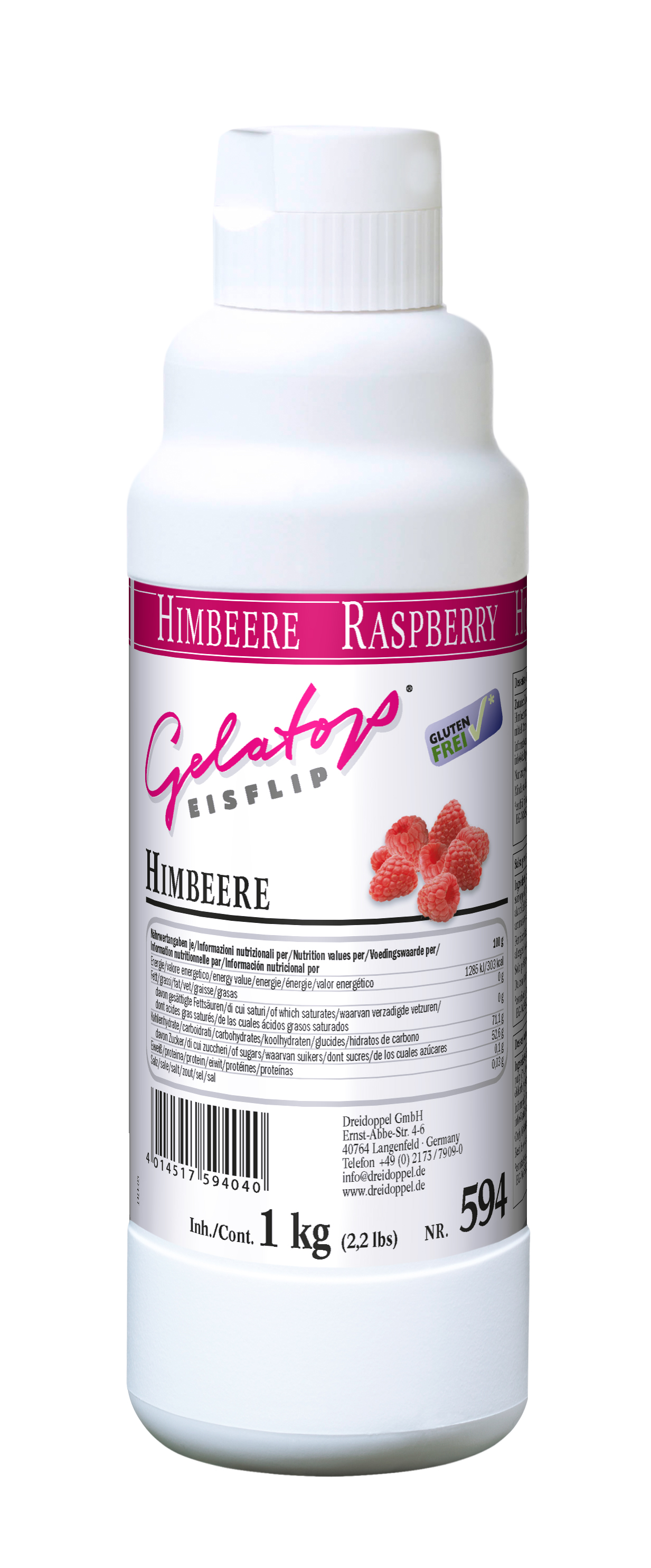 Dreidoppel Topping Himbeer 1kg