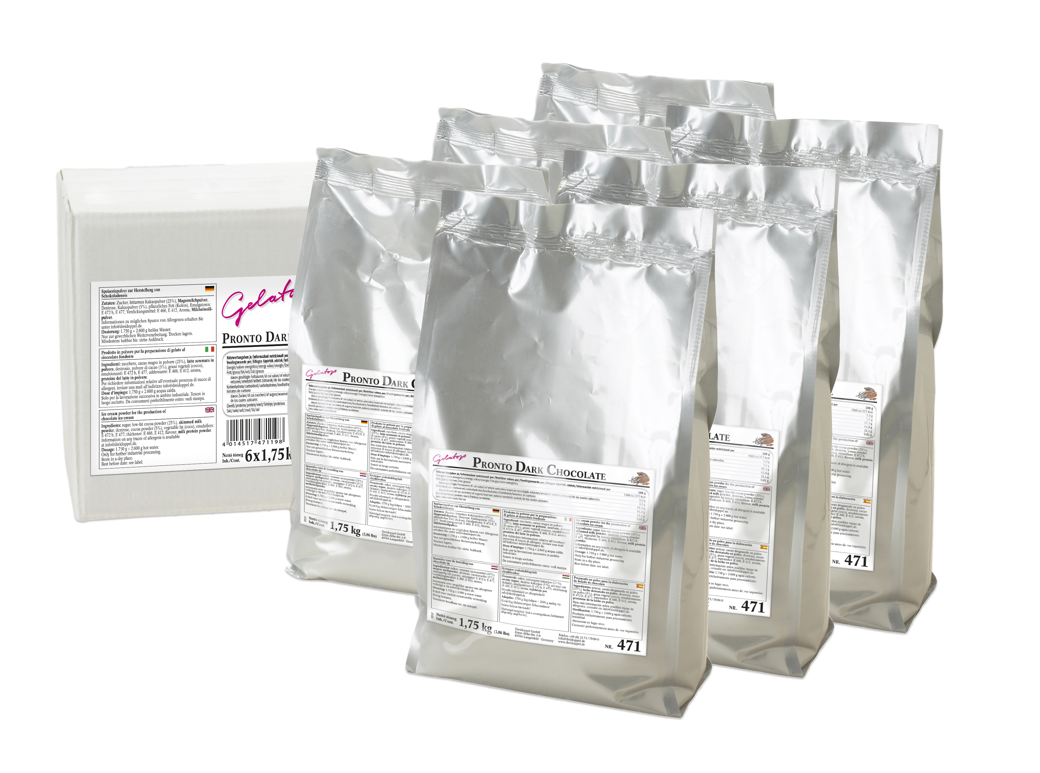 Dreidoppel Sprint Dark Chocolate 6x1,75kg