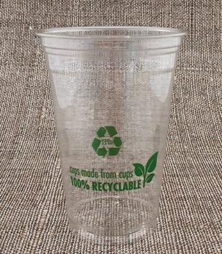Trinkbecher Clear Cup 400ml rPET 50 Stück