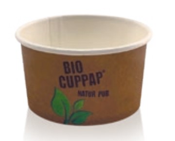 Bio Cuppap Eisbecher aus Pappe 160 ml (ca. GE-10)