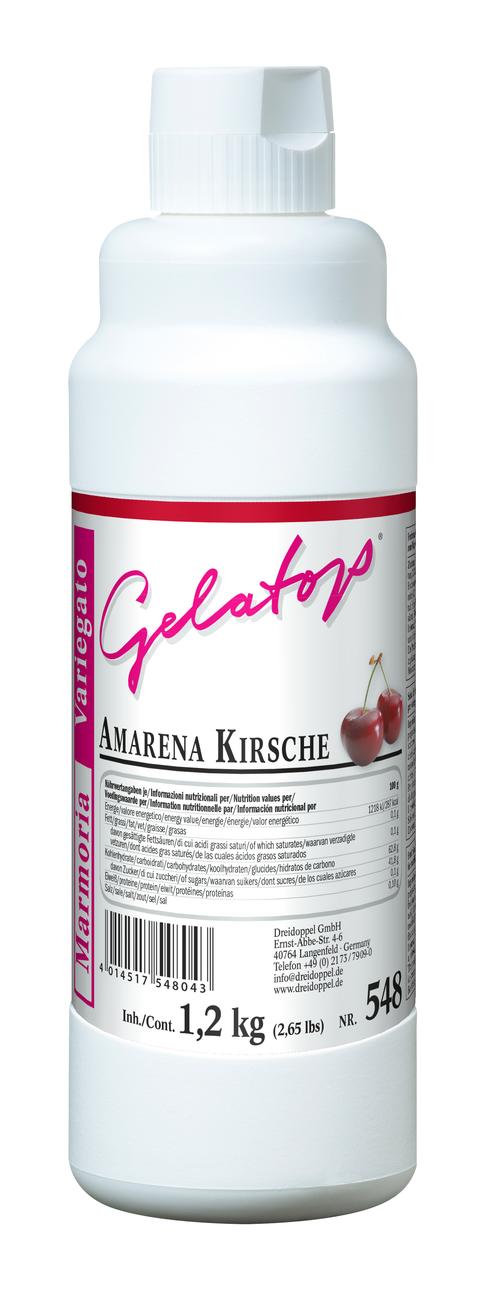 Dreidoppel Marmoria Amarena Kirsch 1,2kg