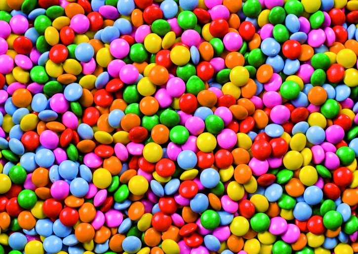 Bunte Mini Schokolinsen 1kg